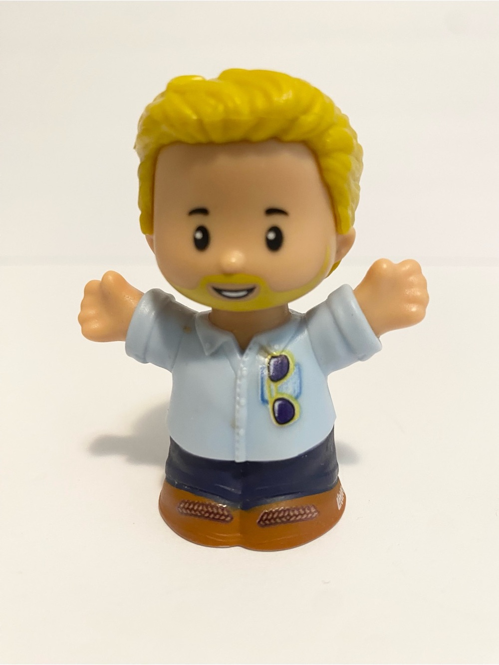 Little People Blonde Dad w Beard Dollhouse Figure Fisher Price Toy 4/$20 🛑